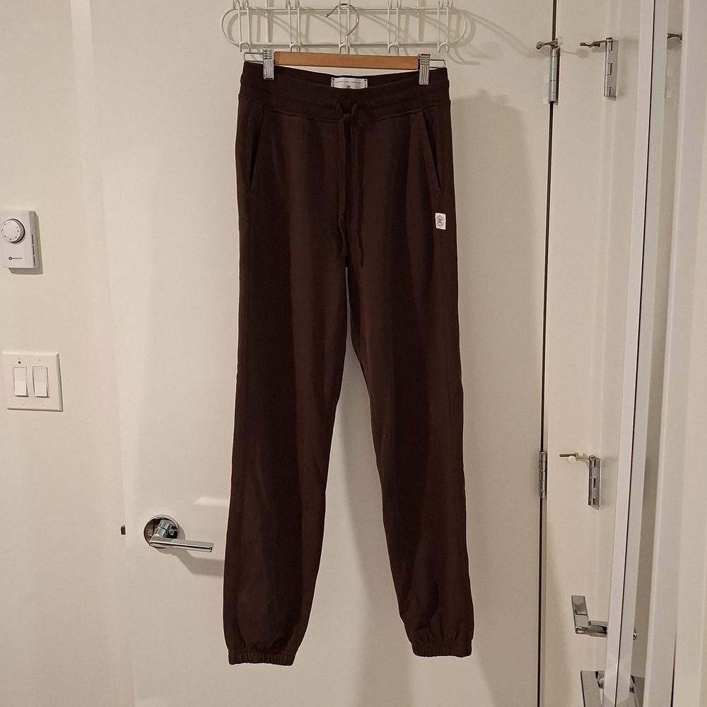 Reigning Champ Men's Midweight Terry Sweatpants in Chocolate Brown (Size S)